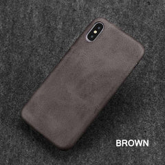 FDFUIDG Ultra Thin Phone Cases For iPhone 6S 6 7 8 Plus XS Max Cover Leather Skin Soft TPU Silicone Case For iPhone XR X 11 SE 2 Shell