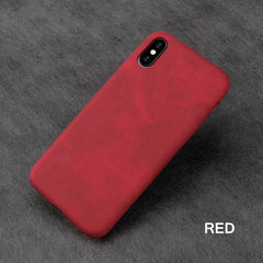 FDFUIDG Ultra Thin Phone Cases For iPhone 6S 6 7 8 Plus XS Max Cover Leather Skin Soft TPU Silicone Case For iPhone XR X 11 SE 2 Shell