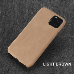 FDFUIDG Ultra Thin Phone Cases For iPhone 6S 6 7 8 Plus XS Max Cover Leather Skin Soft TPU Silicone Case For iPhone XR X 11 SE 2 Shell