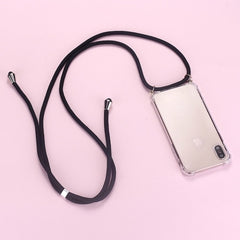 FDFUIDG Strap Cord Chain Phone Tape Necklace Lanyard Mobile Phone Case for Carry Cover  Case Hang iPhone 11 Pro XS Max XR X 7Plus 8Plus