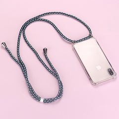 FDFUIDG Strap Cord Chain Phone Tape Necklace Lanyard Mobile Phone Case for Carry Cover  Case Hang iPhone 11 Pro XS Max XR X 7Plus 8Plus