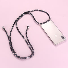 FDFUIDG Strap Cord Chain Phone Tape Necklace Lanyard Mobile Phone Case for Carry Cover  Case Hang iPhone 11 Pro XS Max XR X 7Plus 8Plus