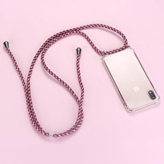 FDFUIDG Strap Cord Chain Phone Tape Necklace Lanyard Mobile Phone Case for Carry Cover  Case Hang iPhone 11 Pro XS Max XR X 7Plus 8Plus