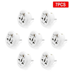 FDFUIDG Universal EU Converter EU Adapter 2 Round Pin Socket AU US UK CN To EU Wall Socket AC 16A  250V Travel Adapter High Quality